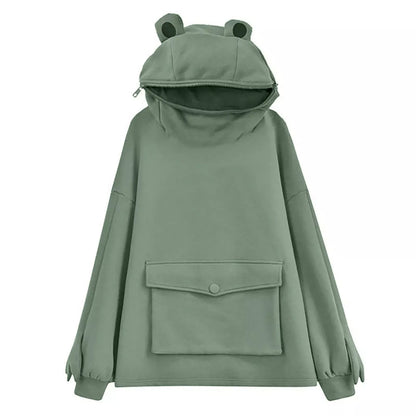 Zip Frog Hoody